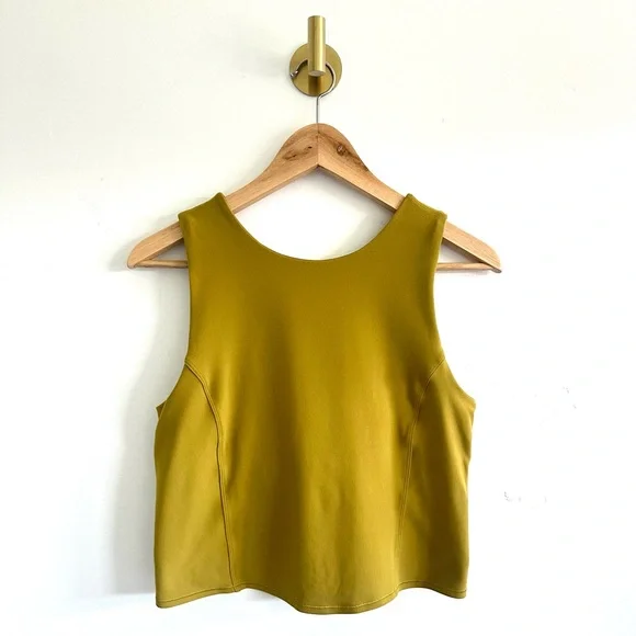 lululemon Nulu Twist-Back Yoga Tank Top - Auric Gold - Picture 3 of 6